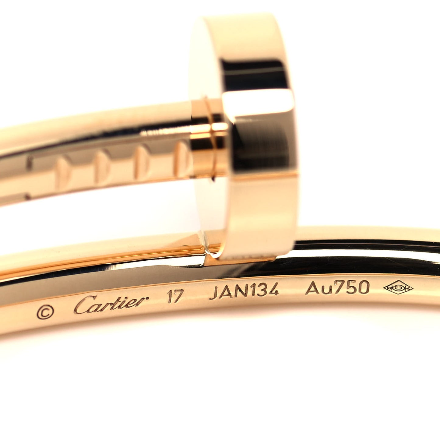 18K Yellow Gold Juste Un Clou Bracelet 17