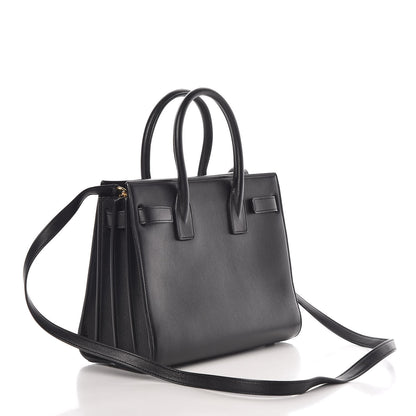 Saint Laurent Calfskin Baby Sac De Jour Black 3 of 9