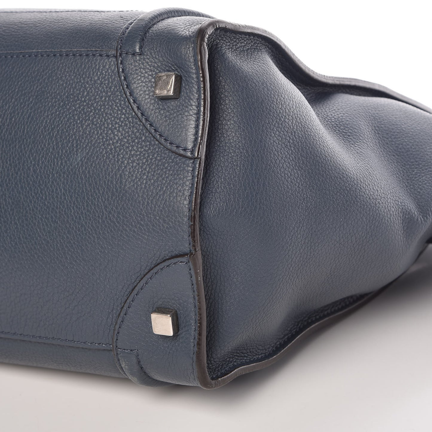 Drummed Calfskin Mini Luggage Orage