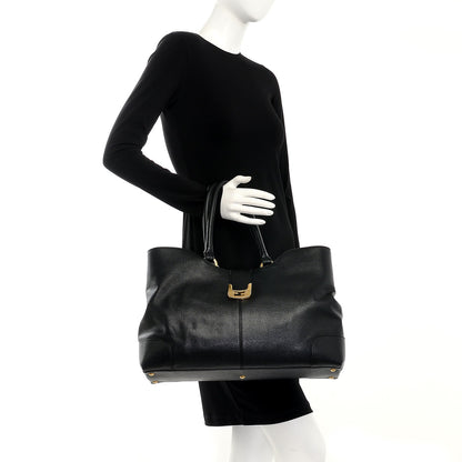 Fendi Vitello Elite Chameleon Shopper Tote Black 2 of 21