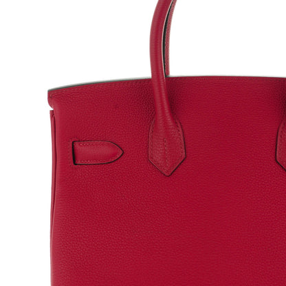 Hermes Togo Birkin 30 Rouge Grenat 18 of 24