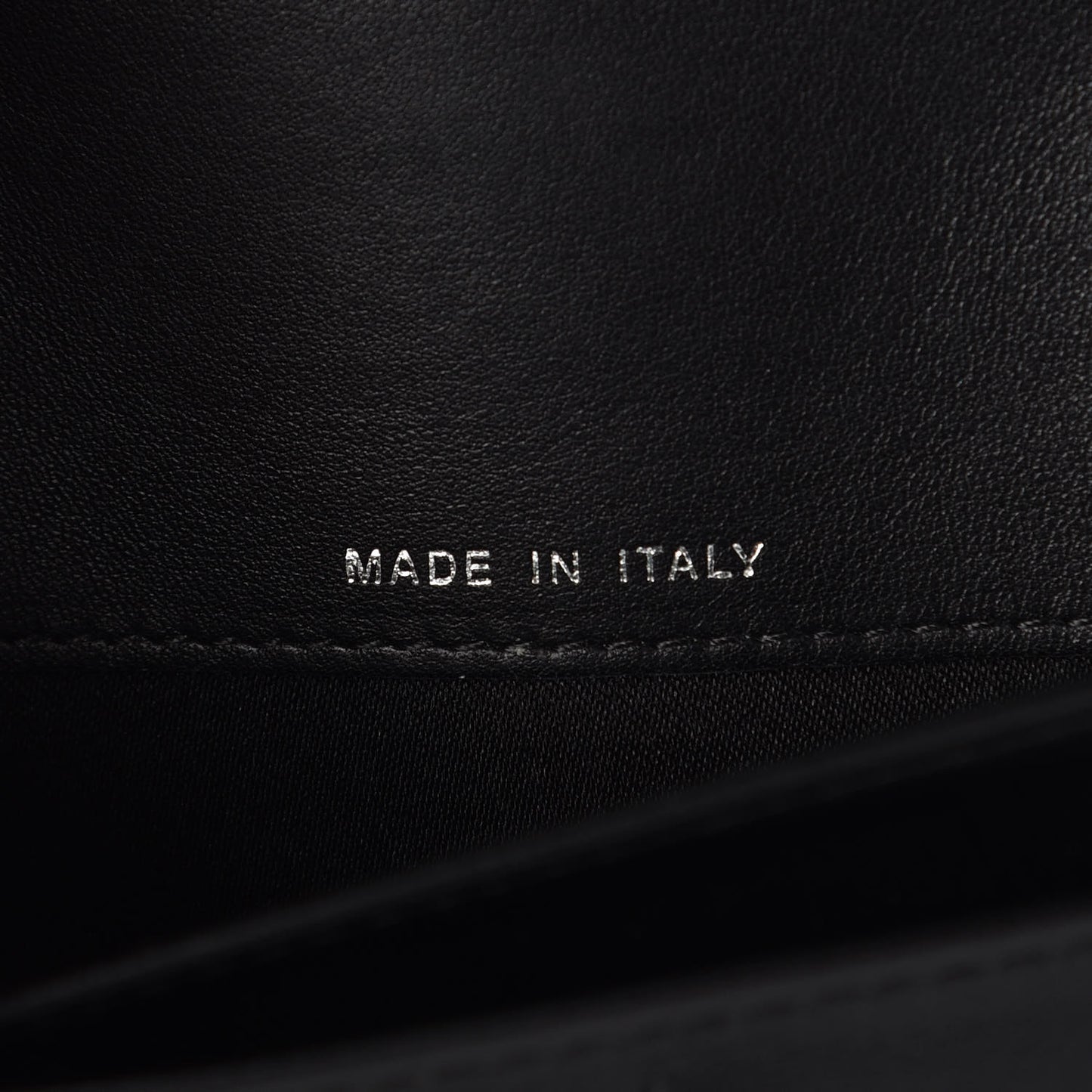 Patent Camellia Embossed Large Zip Around Gusset Wallet Black