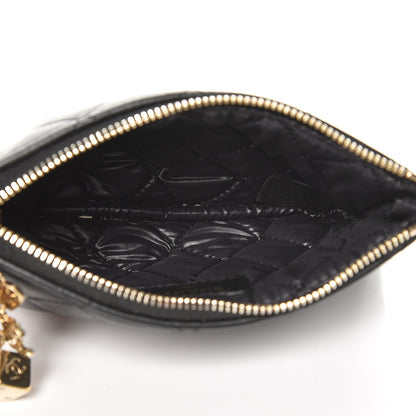 Chanel Lambskin Quilted Small Casino Cosmetic Case Black 5 of 8