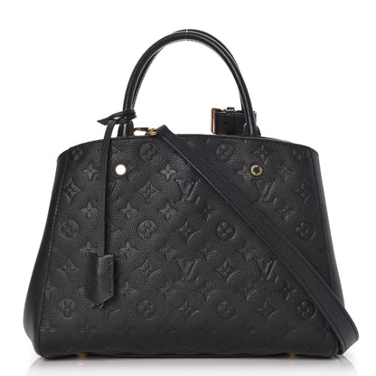 Louis Vuitton Empreinte Montaigne MM Black 1 of 8