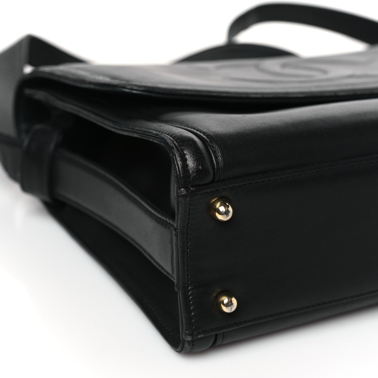 Lambskin CC Shoulder Bag Black