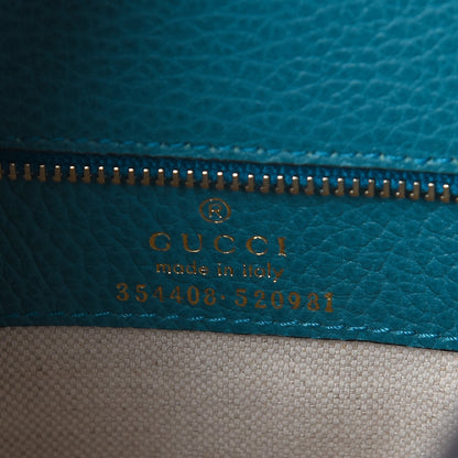 Gucci Dollar Calfskin Small Swing Tote Deep Cobalt 6 of 7