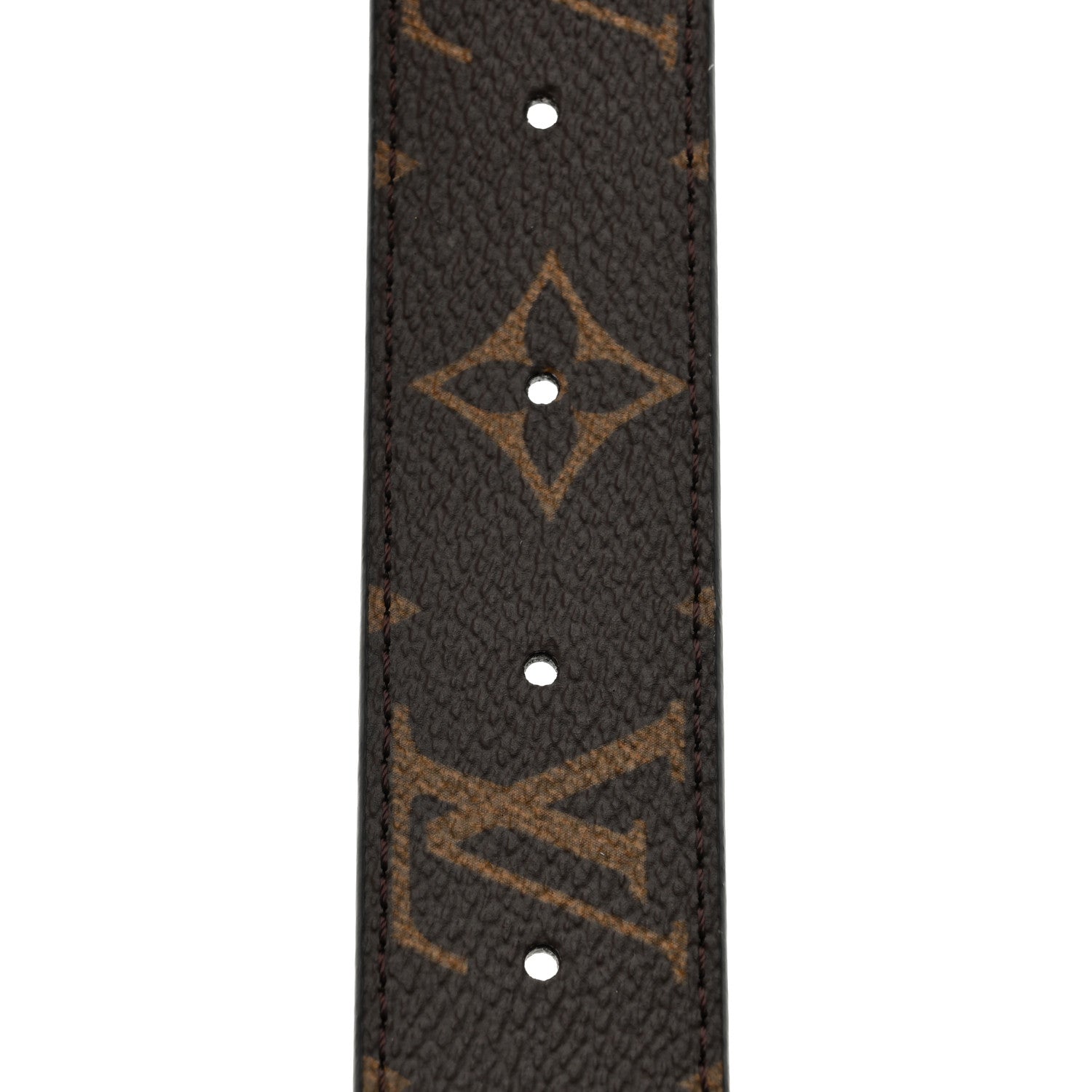 Louis Vuitton Calfskin Monogram 30mm LV Initiales Reversible Belt 85 34 Black 4 of 7