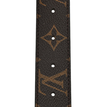 Louis Vuitton Calfskin Monogram 30mm LV Initiales Reversible Belt 85 34 Black 4 of 7