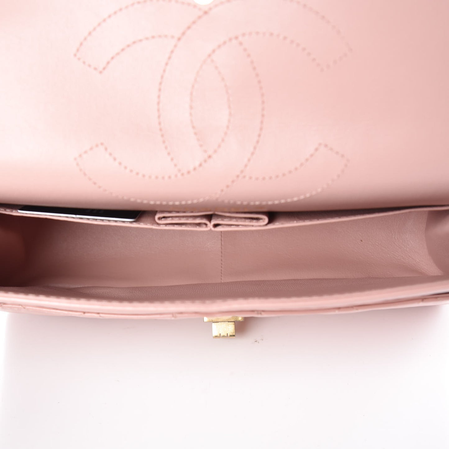 Aged Calfskin Quilted 2.55 Reissue 226 Flap Light Pink