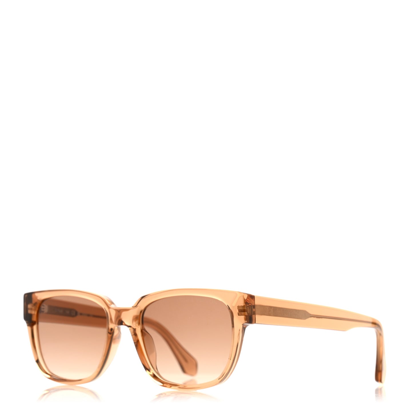 Acetate Square LV Street Sunglasses Z1704E Transparent Brown