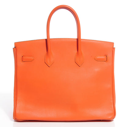Hermes Gulliver Birkin 35 Orange 4 of 27