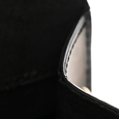 Louis Vuitton Calfskin Chain Louise MM Black 11 of 14
