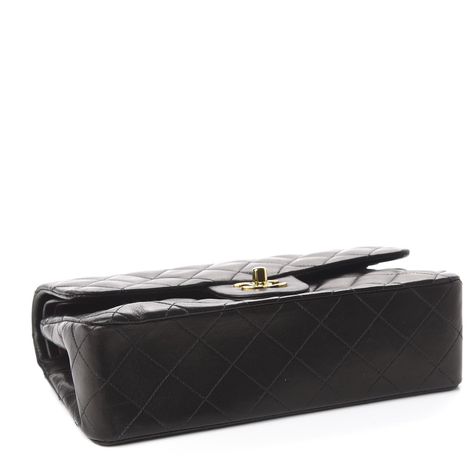 Chanel Lambskin Quilted Small Double Flap Black 4 of 14