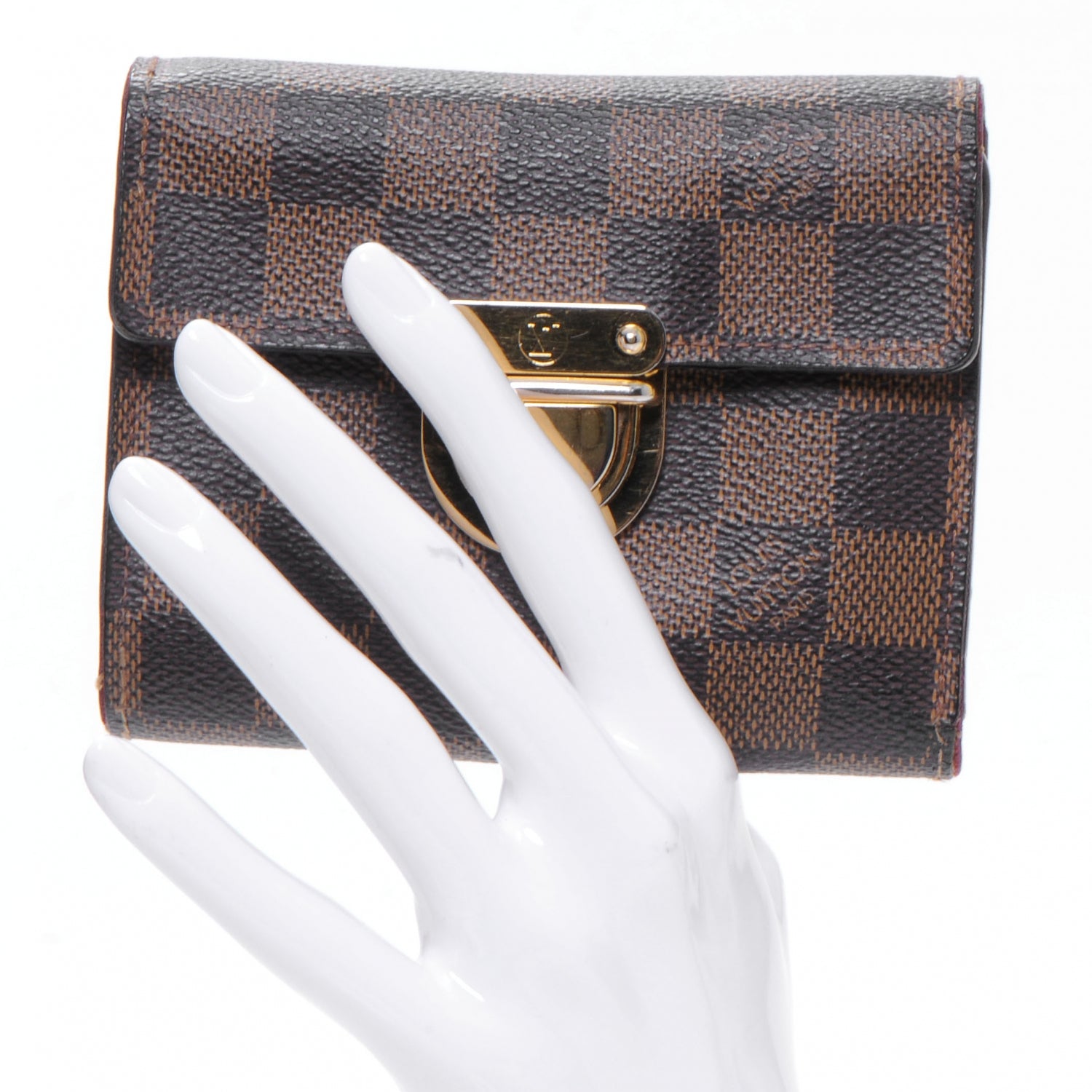 Louis Vuitton Damier Ebene Koala Wallet 2 of 8