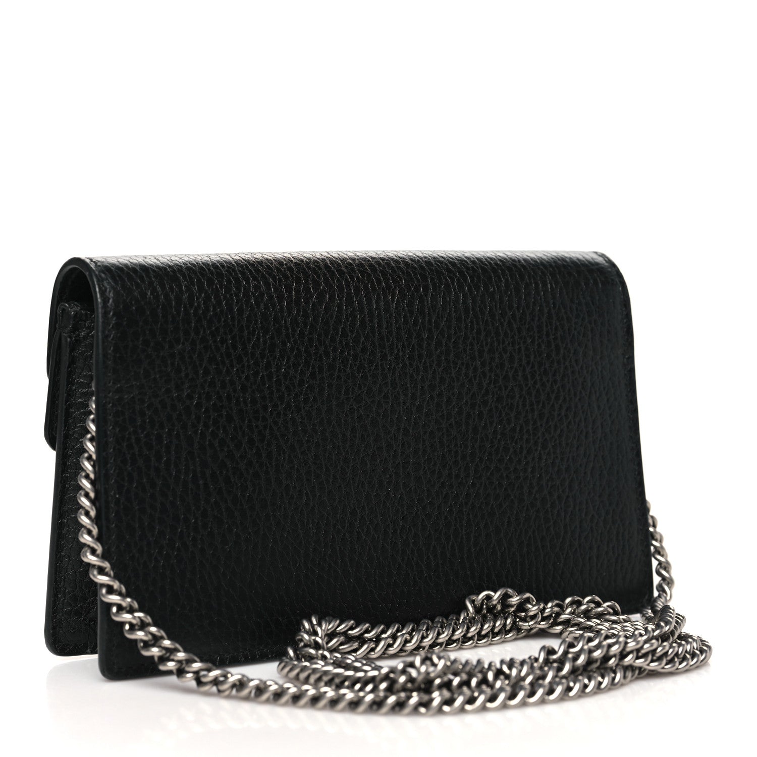 Gucci Calfskin Super Mini Dionysus Shoulder Bag Black 2 of 9
