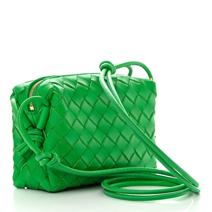 Bottega Veneta Nappa Intrecciato Mini Loop Camera Bag Parakeet 3 of 11