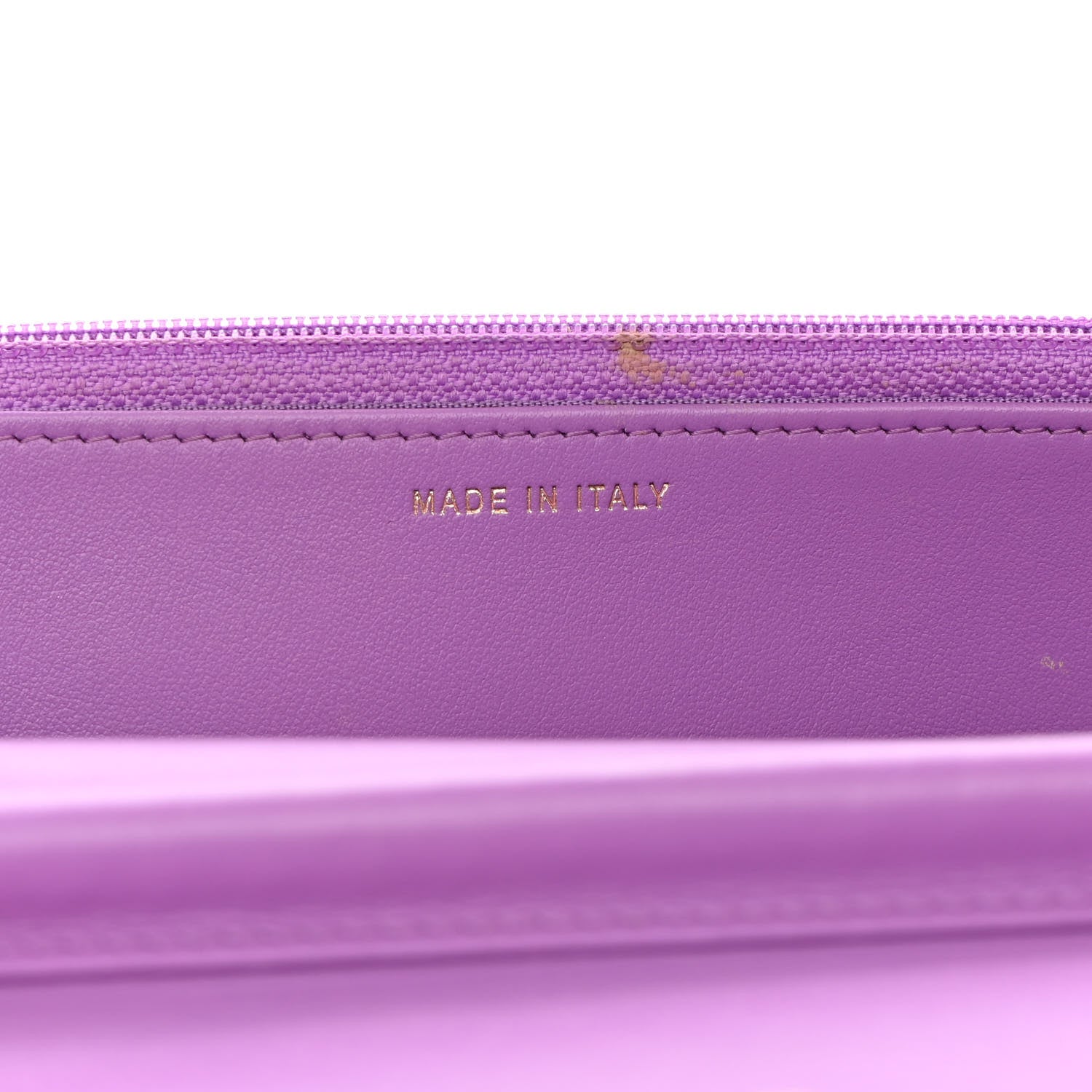 Chanel Caviar Quilted Boy Wallet On Chain WOC Purple 7 of 14