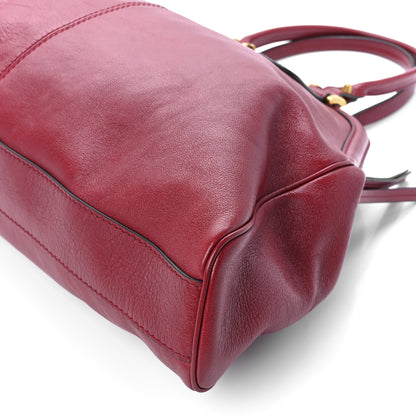 Gucci Calfskin Large Re(Belle) Top Handle Bag Red 14 of 14