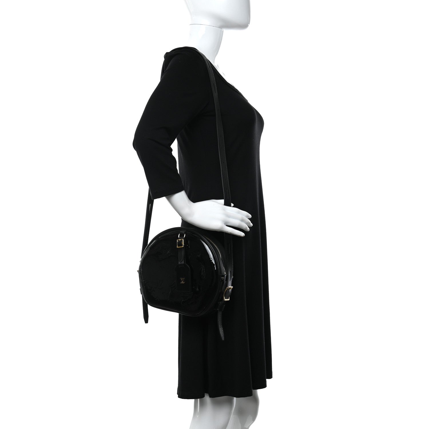 Louis Vuitton Vernis Boite Chapeau Souple MM Black 2 of 9