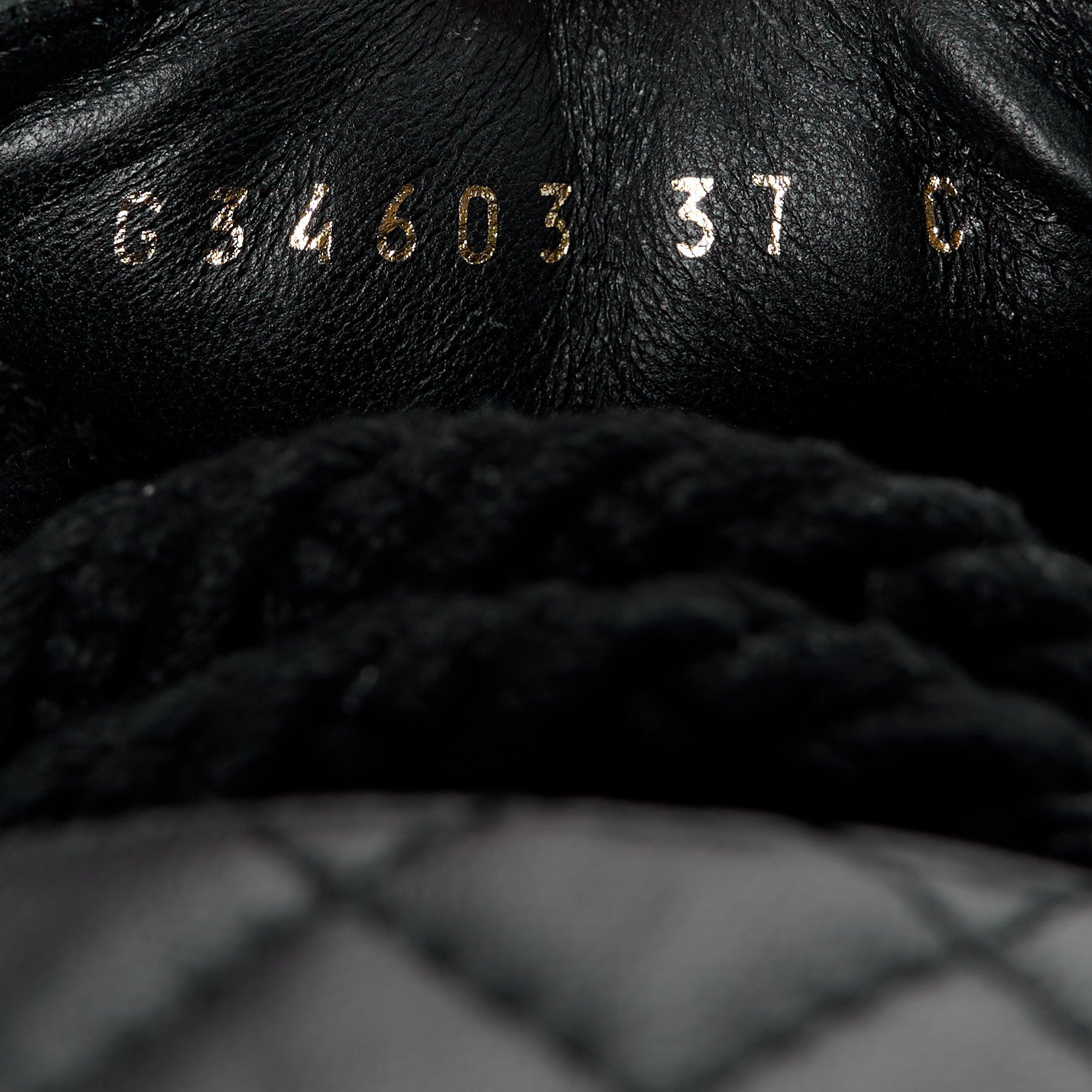 Chanel Cord Lambskin Quilted Logo Mules 37 Black 9 of 11