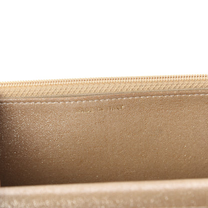 Chanel Iridescent Calfskin Quilted Wallet On Chain WOC Gold 7 of 12