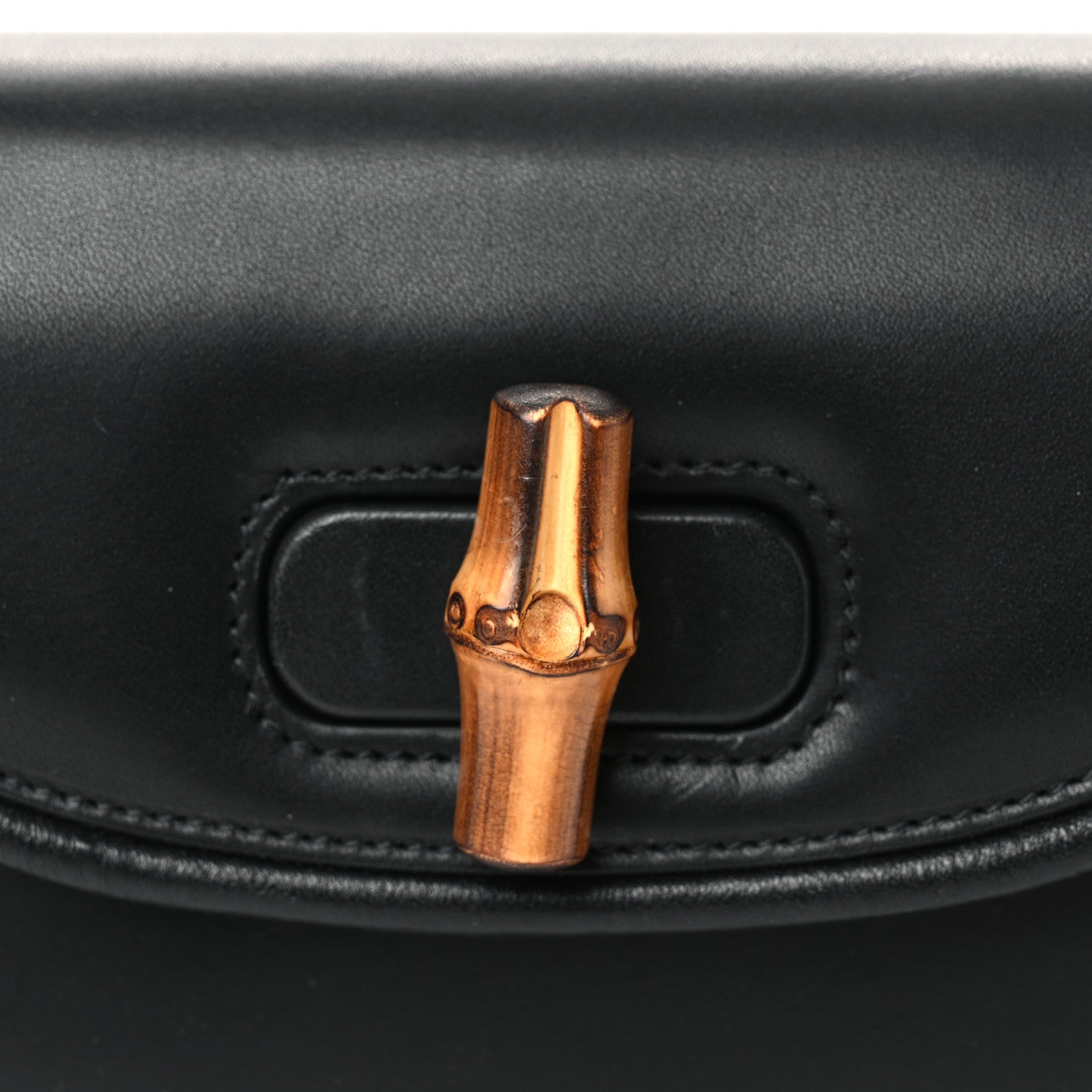 Gucci Calfskin Bamboo Mini 1947 Belt Bag 70 28 Black 7 of 10