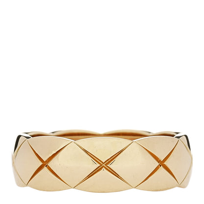 Chanel 18K Yellow Gold Small Coco Crush Ring 59 8.75 1 of 6