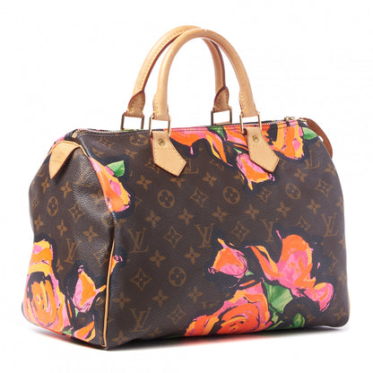 Louis Vuitton Monogram Roses Speedy 30 2 of 10