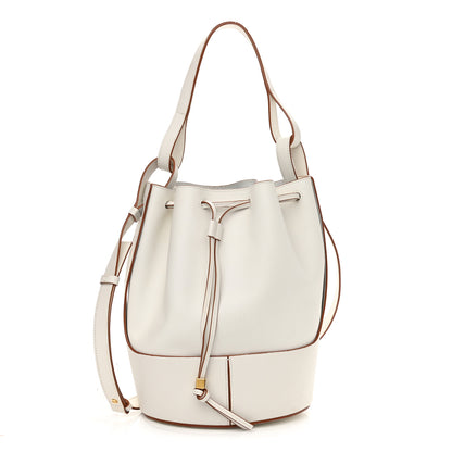 Loewe Calfskin Small Balloon Bucket Bag Soft White 1 of 16