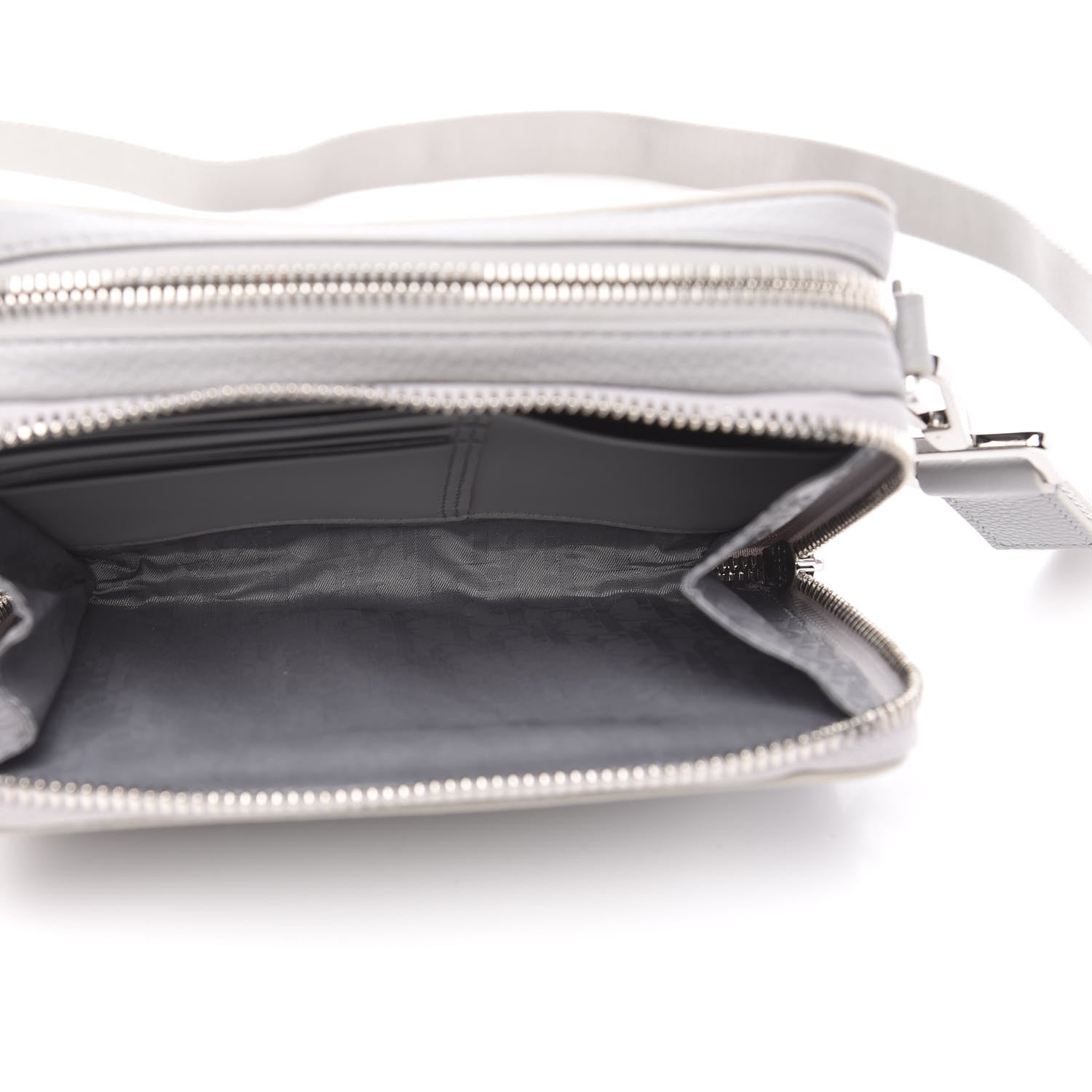 Christian Dior X AIR JORDAN Grained Calfskin Crossbody Grey 5 of 11