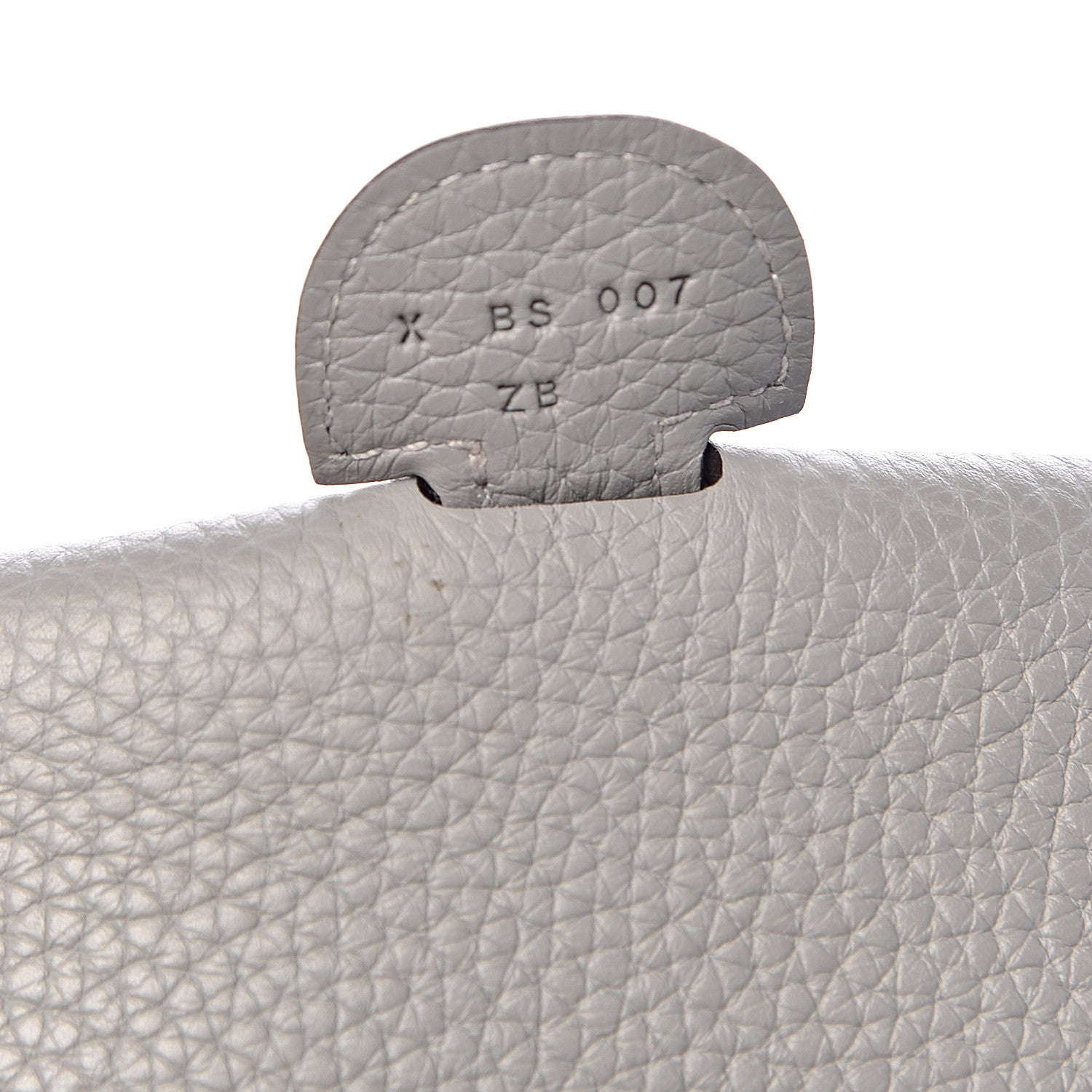 Hermes Taurillon Clemence Evelyne III GM Gris Mouette 7 of 13