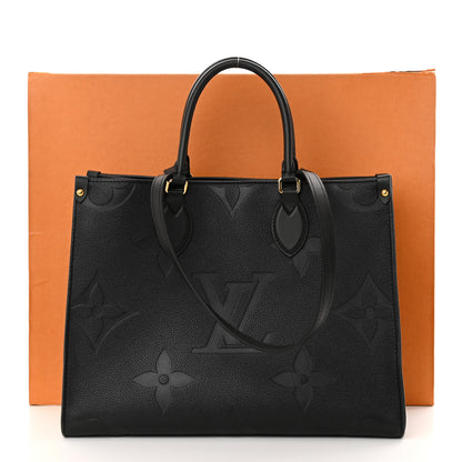 Louis Vuitton Empreinte Monogram Giant Onthego MM Black 10 of 10