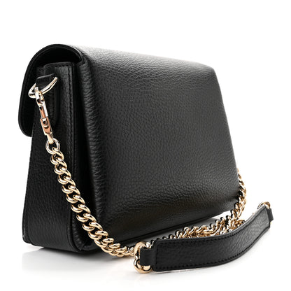Gucci Dollar Calfskin Interlocking G Crossbody Bag Black 3 of 10