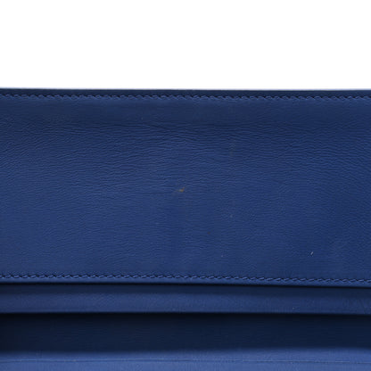 Bottega Veneta Nappa Intrecciato Continental Flap Wallet Blue 8 of 9