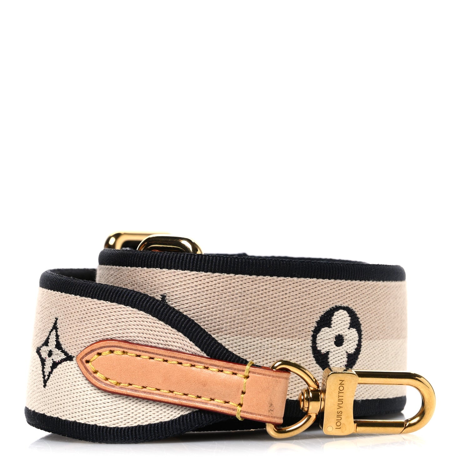 Louis Vuitton Jacquard Speedy Bandouliere 20 Shoulder Strap Black 1 of 3