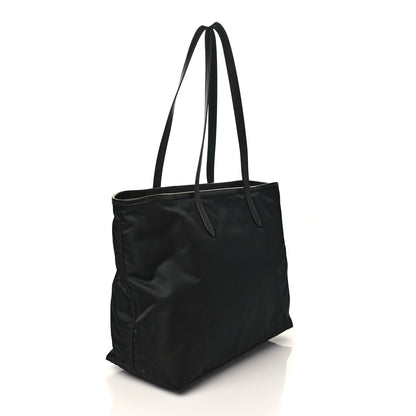 Prada Tessuto Nylon Logo Tote Black 2 of 5