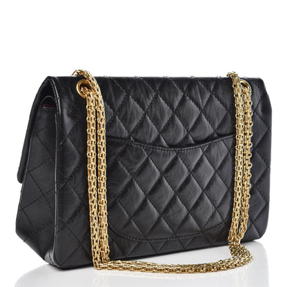 Chanel Aged Calfskin Quilted 2.55 Reissue 226 Flap Black 4 of 10