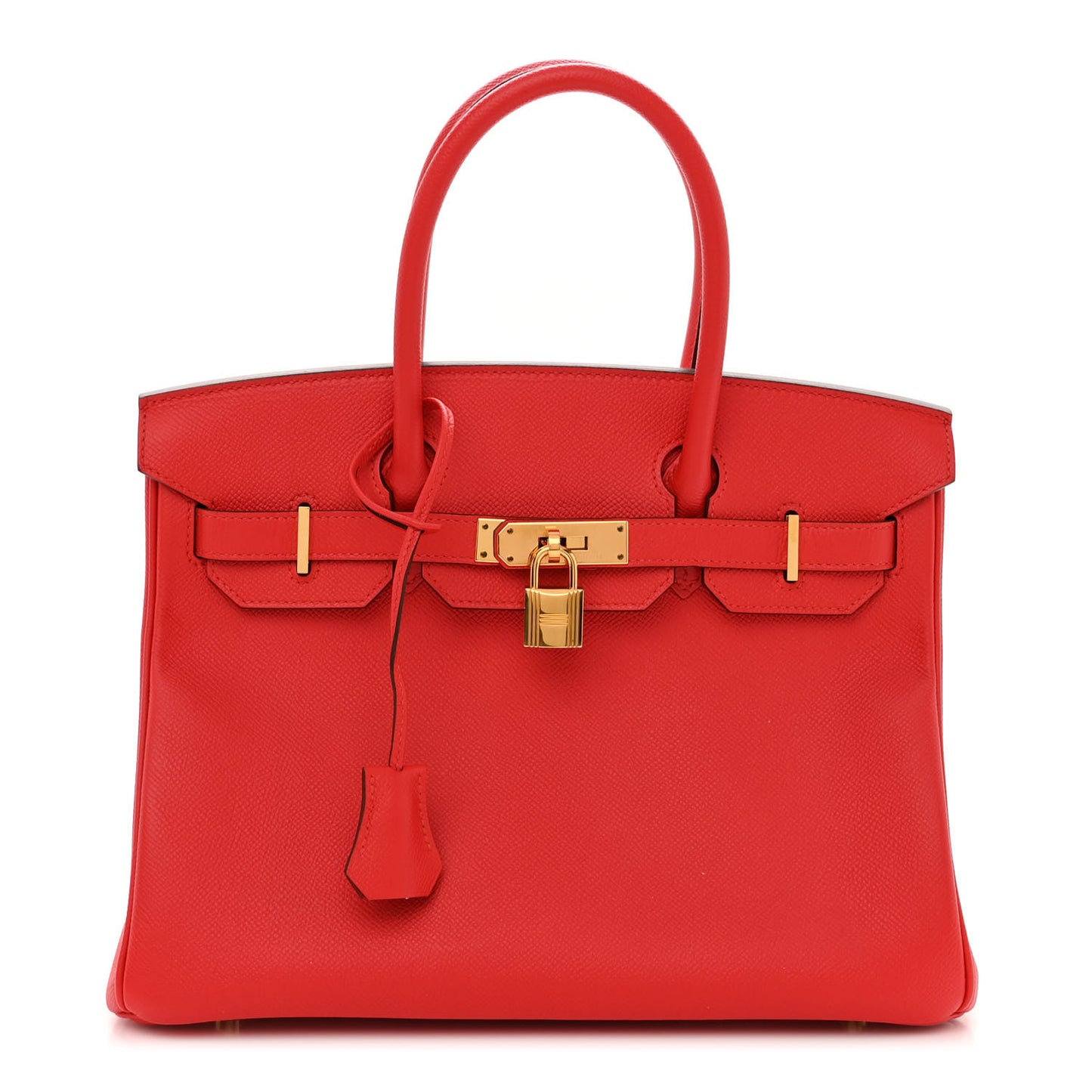 Epsom Birkin 30 Rouge Casaque