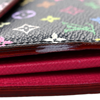 Louis Vuitton Monogram Multicolor Sarah Wallet NM Black Grenade 8 of 8