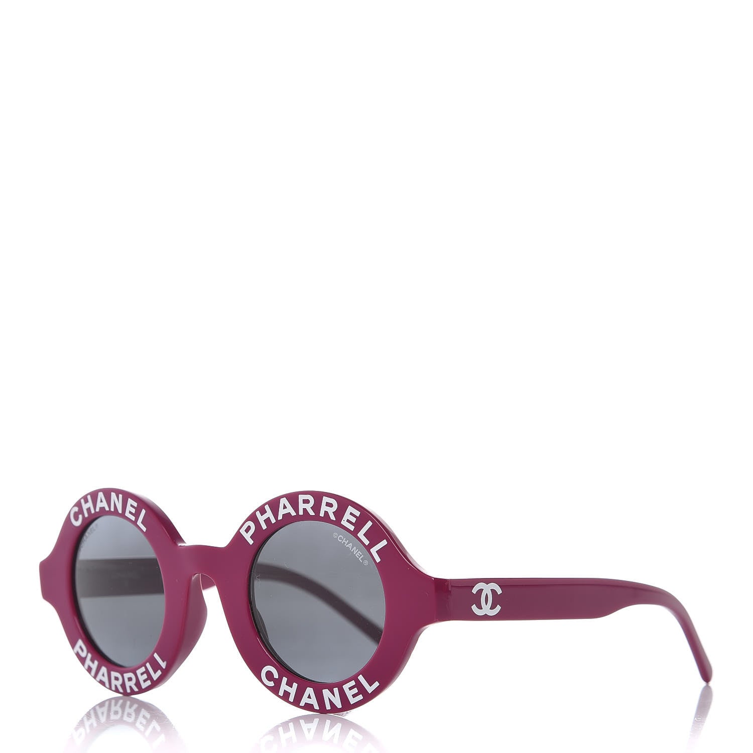 Chanel x Pharrell Williams Round 19mm Sunglasses Violet 1 of 9