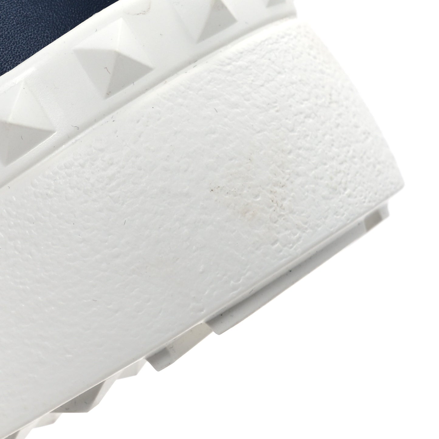 Denim Camustars Rockstud Slip On Sneakers 36 Blue