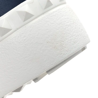 Valentino Garavani Denim Camustars Rockstud Slip On Sneakers 36 Blue 11 of 11