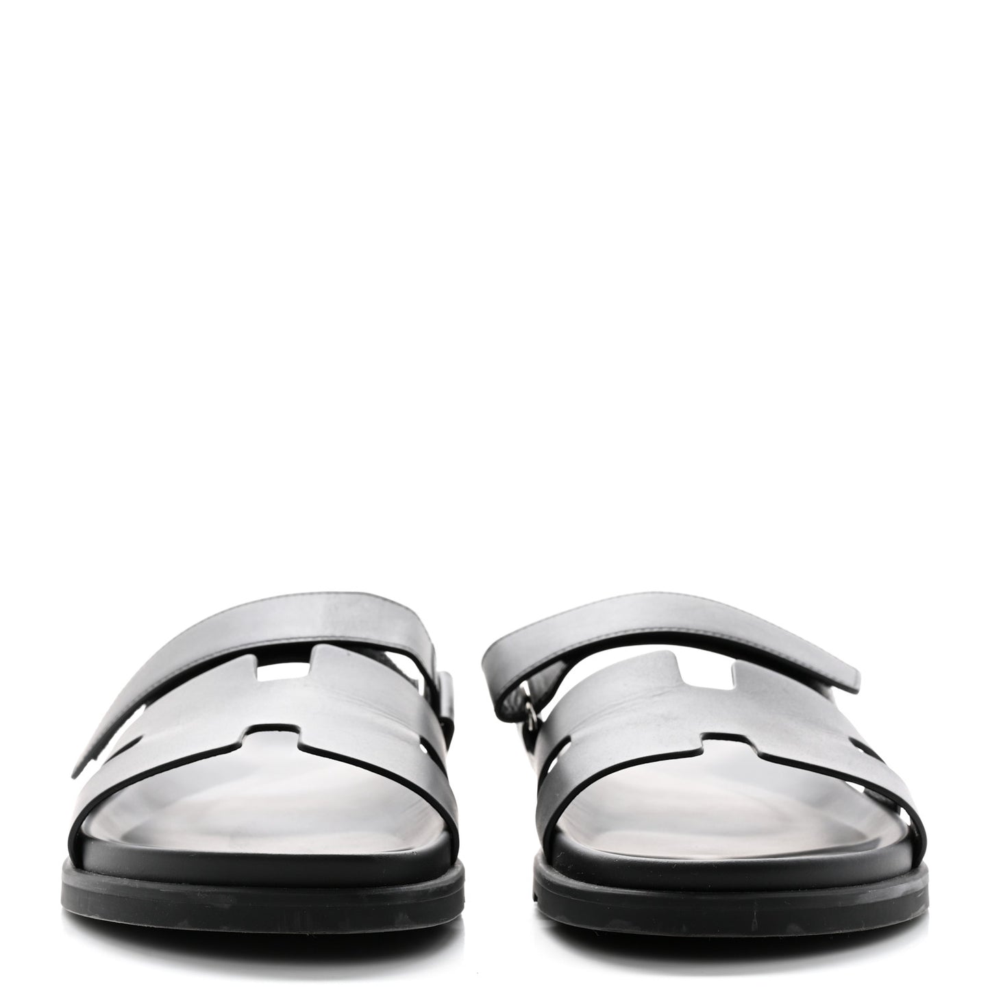 Calfskin Mens Chypre Sandals 44.5 Black
