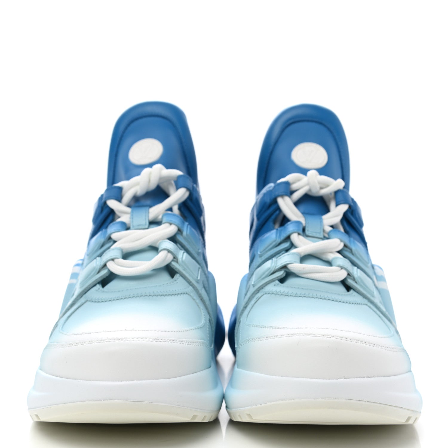 Louis Vuitton Calfskin LV Archlight Sneakers 38.5 Blue 2 of 9