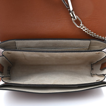 Chloe Suede Calfskin Small Faye Shoulder Bag Tobacco 4 of 5