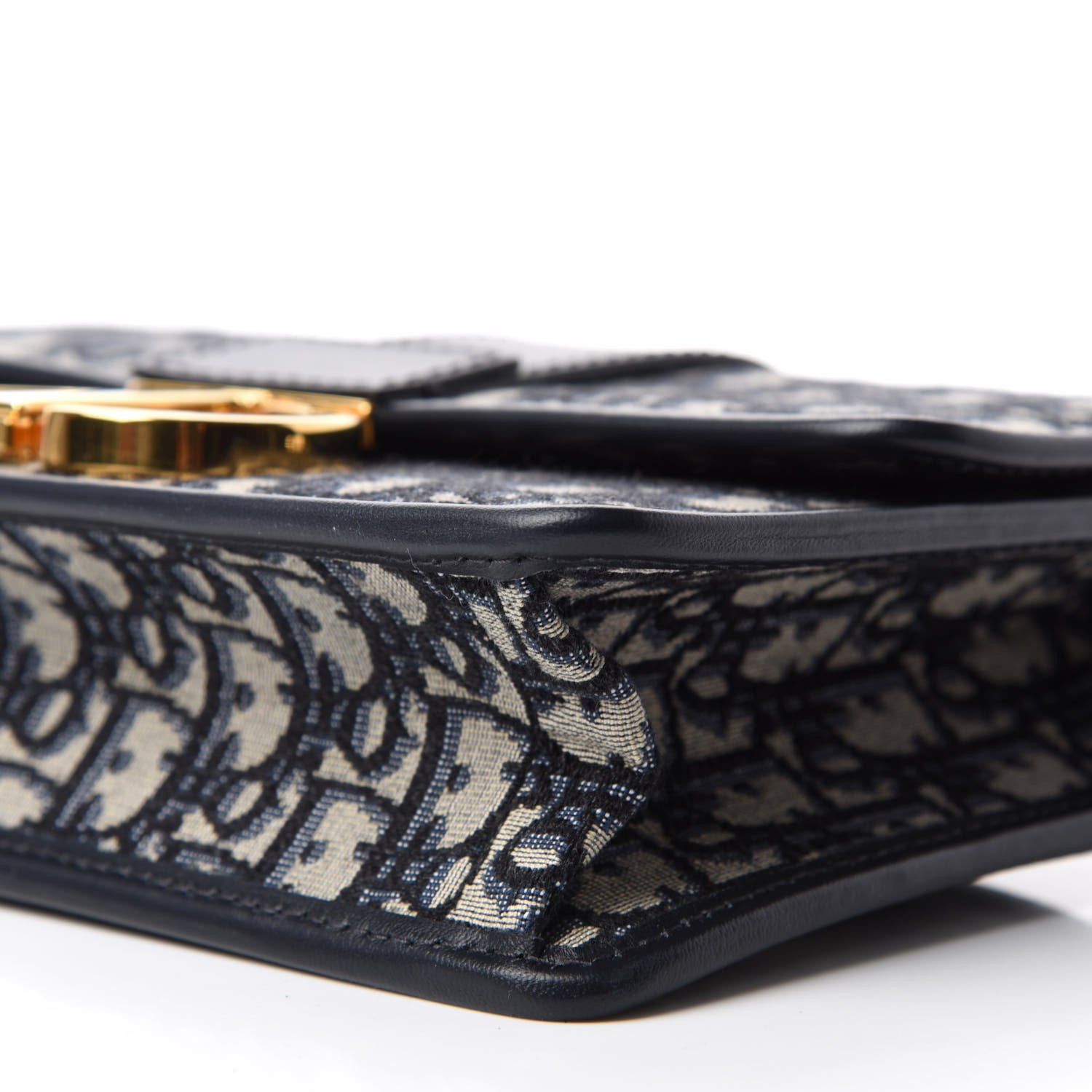 Christian Dior Oblique 30 Montaigne Flap Bag Blue 7 of 11