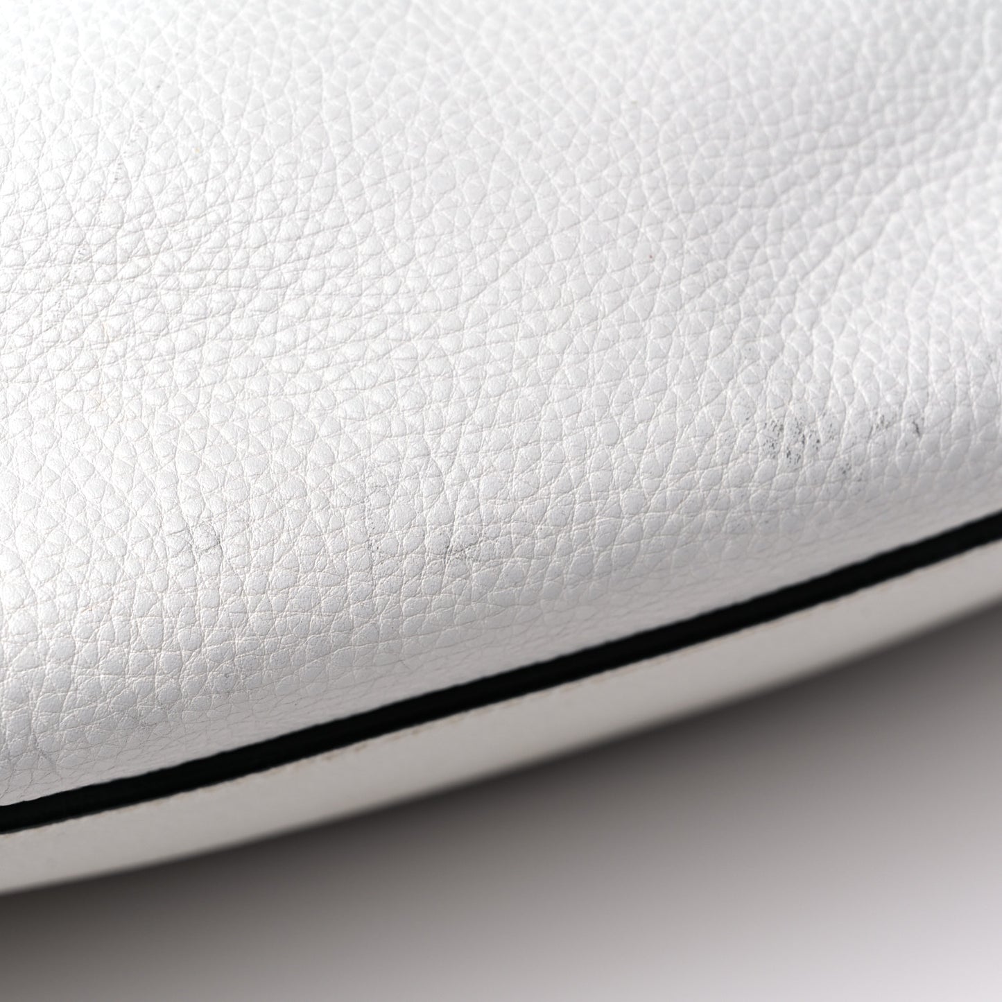 Vitello Daino Sound Twin Pocket Satchel Bianco