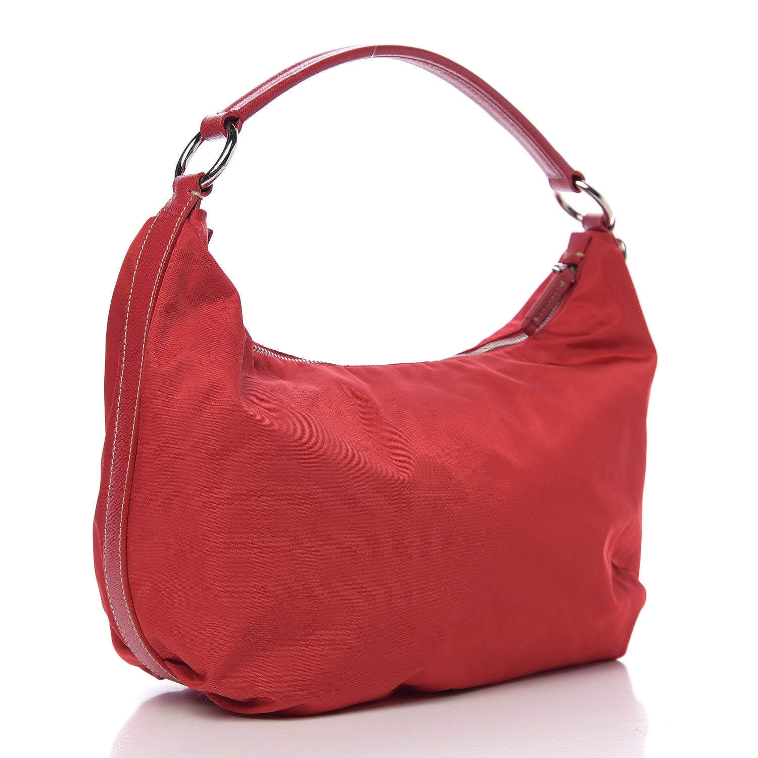 Prada Tessuto Nylon Sport Shoulder Bag Rosso 2 of 9