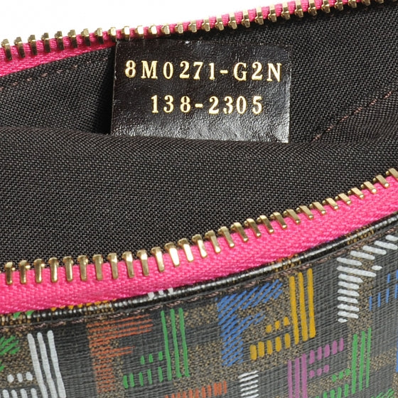 Zucchino Spalmati FF Multicolor Pochette Tobacco Multicolor