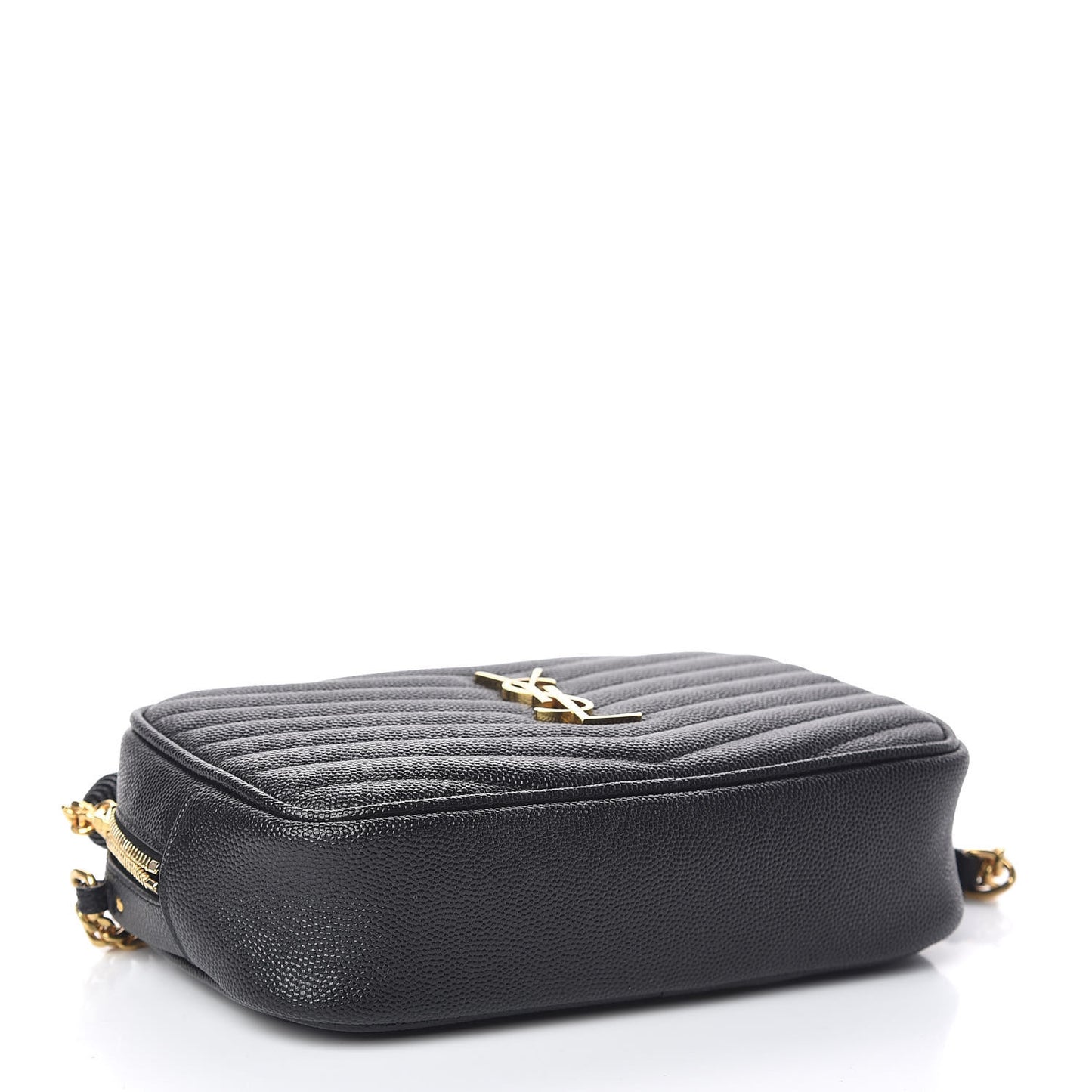 Grain De Poudre Matelasse Monogram Mini Lou Camera Bag Black